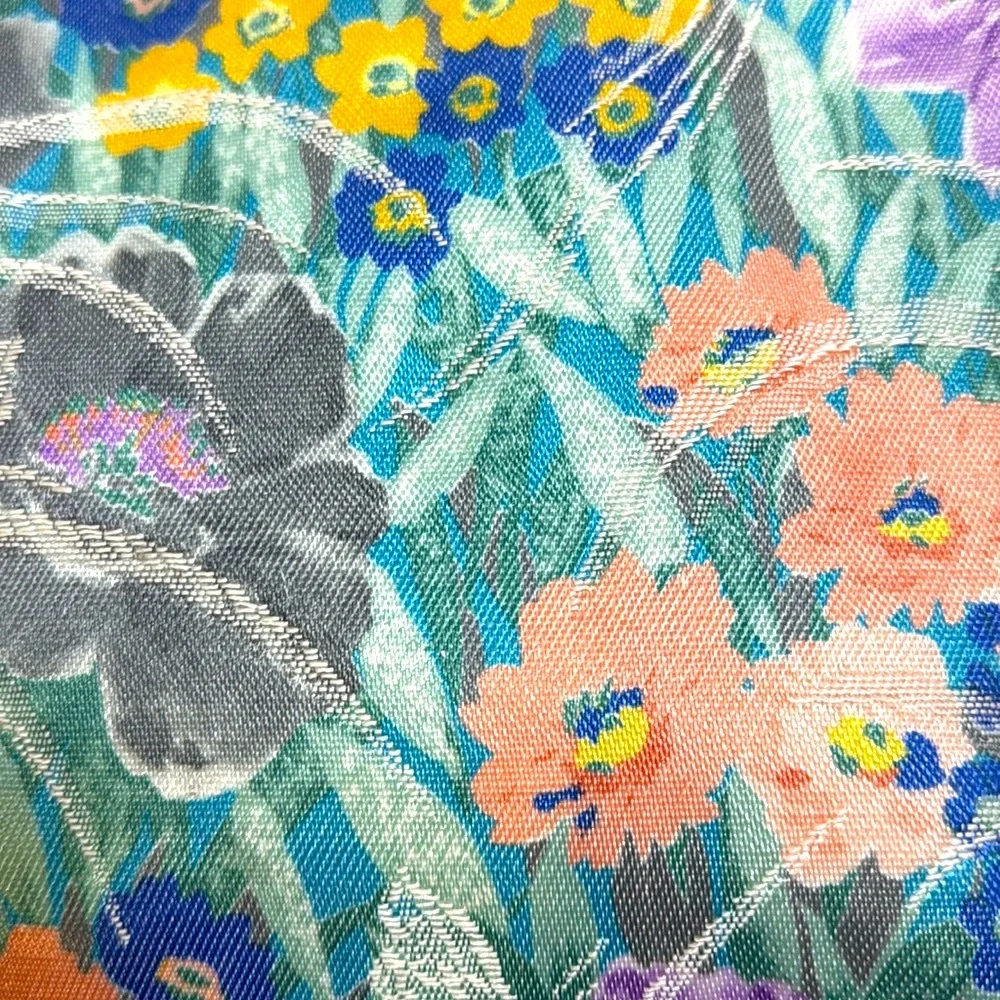 Vintage Siris Floral Tapestry 3 Piece Set Cosmetic Travel Bag Vanity Organizer